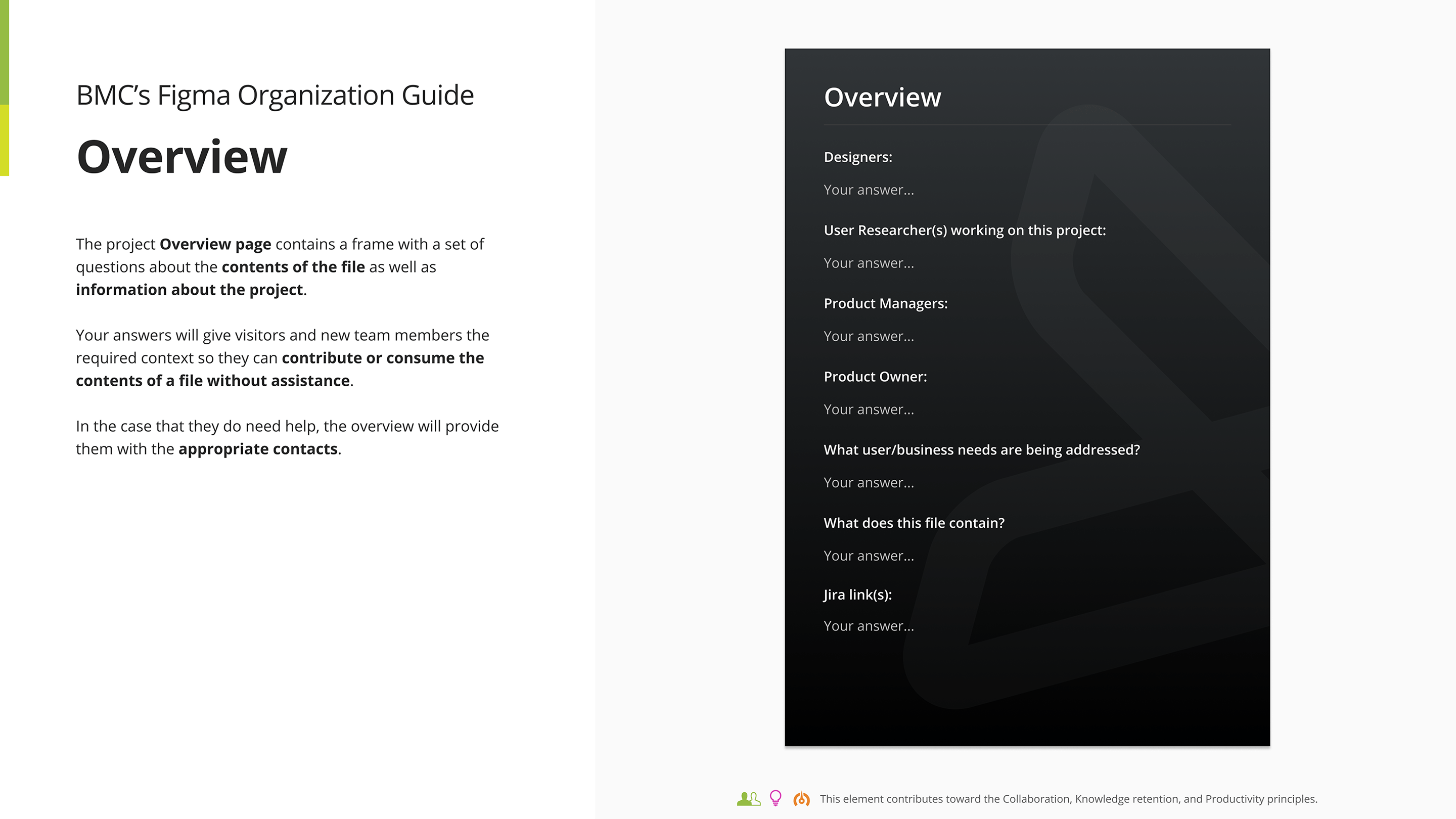 Overview slide from the guidelines document